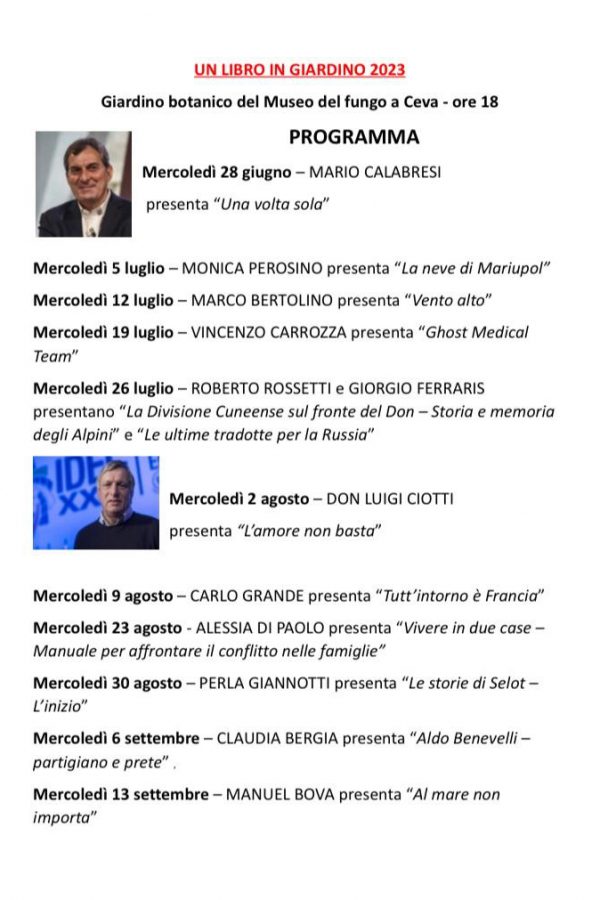 UN LIBRO IN GIARDINO PROGRAMMA 23